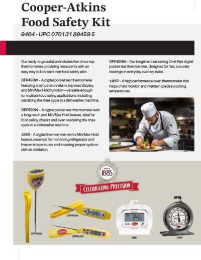 Cooper-Atkins Food Safety Kit