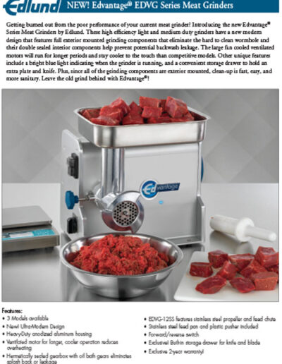 Edlund Meat Grinder