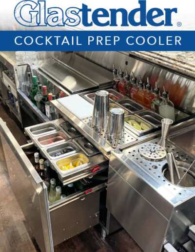Glastender Cocktail Prep Cooler