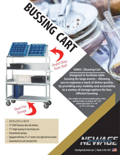 New Age Bussing Cart