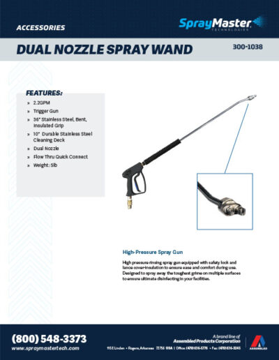 SMT Dual Nozzle Spray Wand