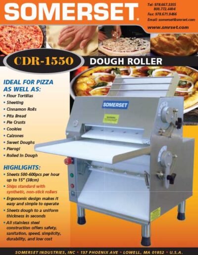 Somerset Dough Roller CDR-1550