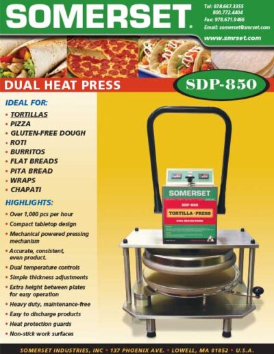 Somerset SDP-850 Dual Heat Press